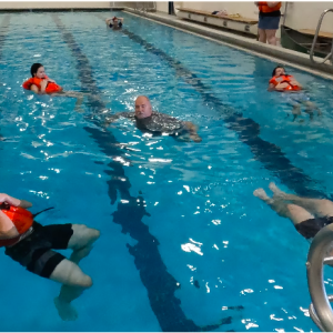 Marine Studies with Ms. Genna Black and Mr. Chip Lagerbom. (Photo courtesy Charles Lagerbom)