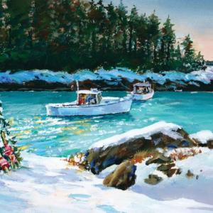 “December Cove” by Sandy Crabtree. (Photo courtesy Pine Tree Society)