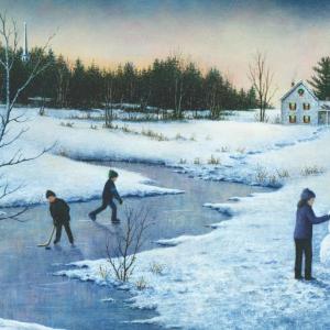 “Afternoon Play” by Jeannine Staples. (Photo courtesy Pine Tree Society)