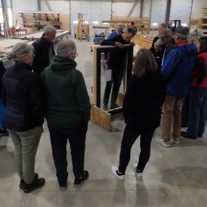 Visitors at a GO Logic tour, October 2024. (Photo courtesy Paul Sheridan)