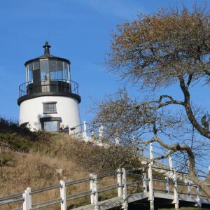 Owls Head Light in October. Photo by Kay Stephens