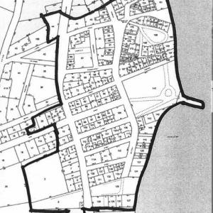 A map of the district of Bayside. (Photo courtesy of the Penobscot Marine Museum)