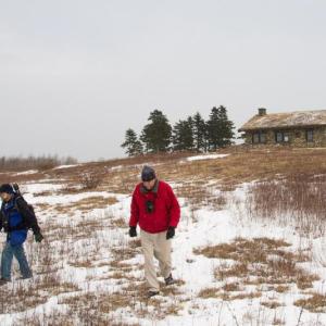 Beech Hill in January. (Photo courtesy Coastal Mountains Land Trust)