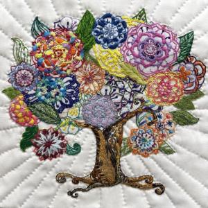 Embroidery by Jean Slobodzian. (Photo courtesy Rockport Public Library)