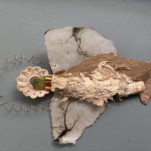 Paintbrush Angel by Betty Schopmeyer. (Photo courtesy Local Color Gallery)