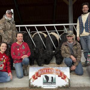 Maine Coast Heritage Trust’s staff at Aldermere Farm (l-r): Emily Marshall, Joelle Albury, Robbie McLintock, Carrie O’Brien, Kevin Walter, Aaron Englander, Anna Blank. (Photo courtesy Maine Coast Heritage Trust)