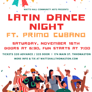 Latin Dance Night Poster
