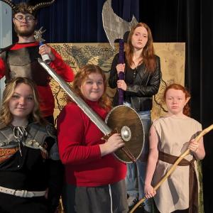 Searsport area students in She Kills Monsters: Young Adventures Edition(Photo courtesy Christi A. Goosman)