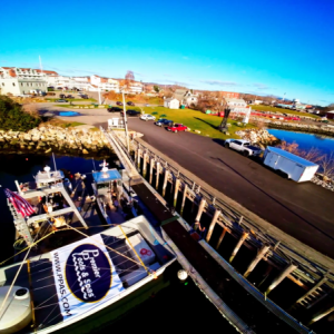 Docking the swimming pool on North Haven.