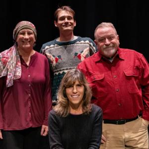 Heidi Holst, Jack Sullivan, Laura Morris (seated), George Bates. (Photo by Jack Sullivan)