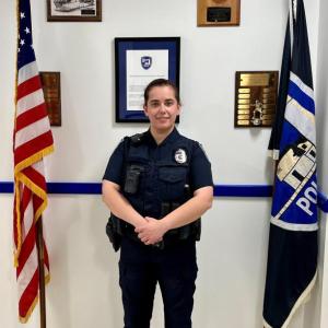Celjeta "Jeta" Bixhaku, former Rockport police officer and now a new patrol officer at the Rockland Police Department. (Photo courtesy of Rockport Police Department)