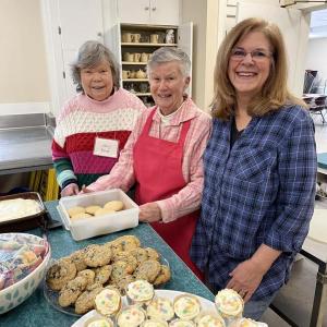 Cake and Community. (Photo courtesy First Congregational Church of Camden)