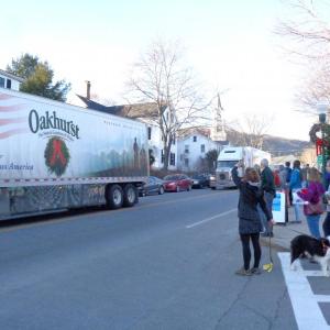 Wreaths Across America travels through Camden on Sunday, Dec. 6, 2015. (Photo by Sarah Thompson)