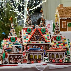 Carla Warren's "Christmas Train Station" voted Most Spectacular in 2023. Peter Southwick photo