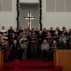 Community Christmas Chorus. (Photo courtesy Maura Morse)