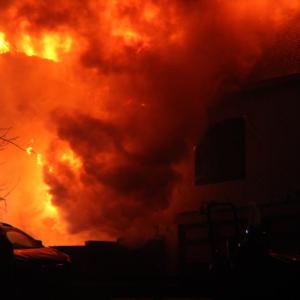 Old Stone Road, Lincolnville House Fire (Photo courtesy Aurora Randolph)