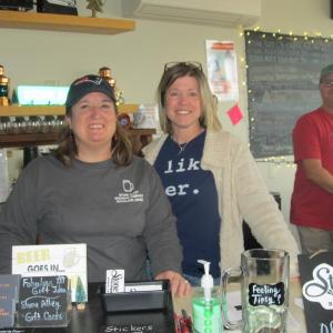 Friends Jill Mitchell and Tara Boynton. Photo by Kay Stephens