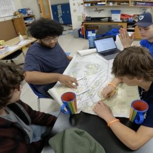 (Photo courtesy Marine Studies, Belfast Area High School) Charts