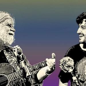 Vince Herman and Sam Grisman. (Permission for use of image granted to the Waldo Theatre by the artist) Vince Herman and Sam Grisman. (Permission for use of image granted to the Waldo Theatre by the artist)