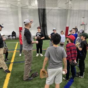 Baseball Clinic. (Photo courtesy Five Town Little League)