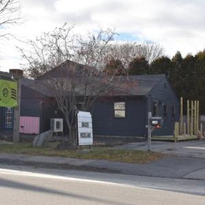 A proposed coffee shop might one day restore business to a former meat market in Rockland. (Photo by Sarah Thompson)