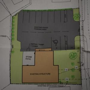 Site plan in color