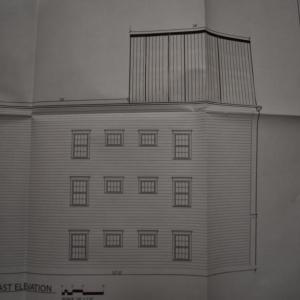 Architectural rendering, east view