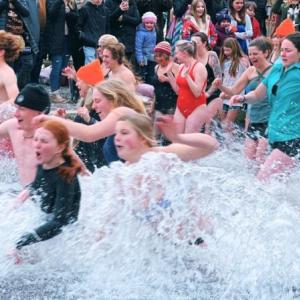  Polar Plunge. (Photo courtesy Camden Public Library)