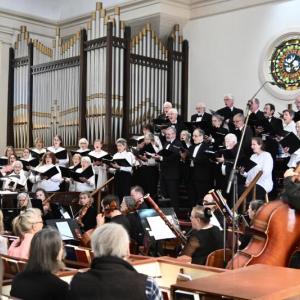 Sheepscot Chorus in concert in April 2024. (Photo by Bob Crink)