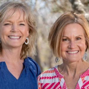 Charlene Orne and Deb Czuchra. (Photo courtesy Camden Public Library)