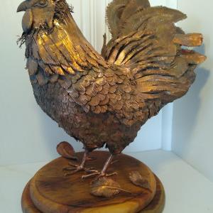 Copper rooster by G. Bion Richards. (Photo courtesy Rockport Public Library) Copper rooster by G. Bion Richards. (Photo courtesy Rockport Public Library)