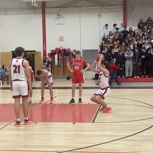 CHRHS Boys Varsity Basketball vs. Cony High School, Jan. 31, 2025 (Photo by Eric Lear)