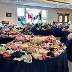 Baby Boutique, June 1, 2024 Community Baby Shower, Midcoast Maine Community Action. (Photo by Char Corbett)