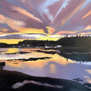 Harrington Cove, Light Show by Ruth Ryberg. (Photo courtesy Craignair Gallery) Harrington Cove, Light Show by Ruth Ryberg. (Photo courtesy Craignair Gallery)
