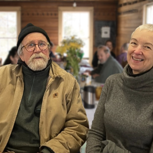 Newly elected leaders of the Waldo County Democratic Committee, Chair S. Paige Zeigler and Vice Chair Valerie Tate. (Photo courtesy Waldo County Democrat Committee) waldo dems