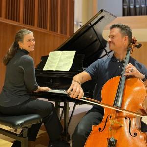 Zachary Sweet and Kerry Mizrahi. (Photo courtesy Bay Chamber) 