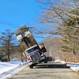 A dump truck
