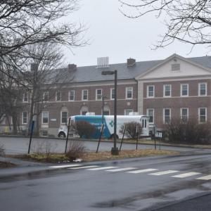 The Bok Building as seen from the rear. Once a nursing school, it is now owned by the Knox Clinic, an option for non- and under-insured area residents. (Photo by Sarah Thompson)