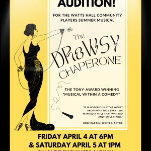Audition poster