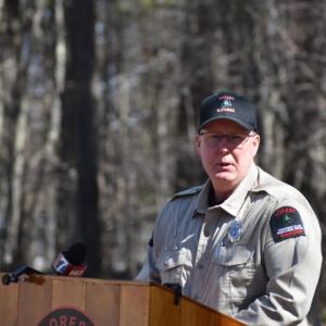 Robby Gross, Chief Forest Ranger, Maine Forest Service. (Photo by Sarah Thompson)