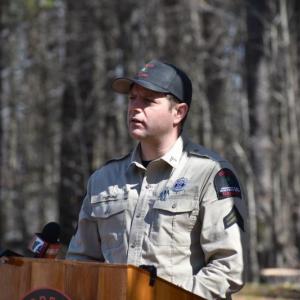 Daniel Perkins, Forest Ranger Specialist, Maine Forest Service. (Photo by Sarah Thompson)