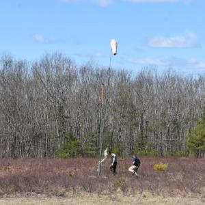 One of several Maine Forest Service weather stations around Maine. (Photo by Sarah Thompson)