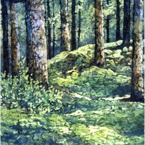 "Forest Carpet" by Erica Qualey. (Photo courtesy The Craignair Gallery) "Forest Carpet" by Erica Qualey. (Photo courtesy The Craignair Gallery)
