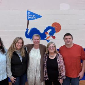 L-R: Kristin Falla, Emily Chadwick, Christina Wotton, Jennifer Garrett, Chris Polky, Mallary Tripp. (Photo courtesy Jennifer Garrett)