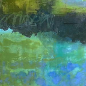 Swirl and Swell by Maggie Sanftleben, Mixed Media Encaustic, 12 x 12”. (Photo courtesy Local Color Gallery) Swirl and Swell by Maggie Sanftleben, Mixed Media Encaustic, 12 x 12”. (Photo courtesy Local Color Gallery)