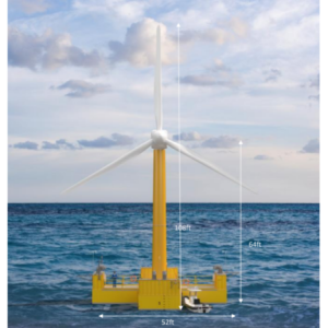 offshore wind turbine.