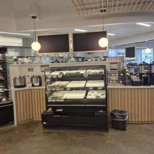 The new, renovated cafe at the Belfast Co-op. Photo by Kay Stephens
