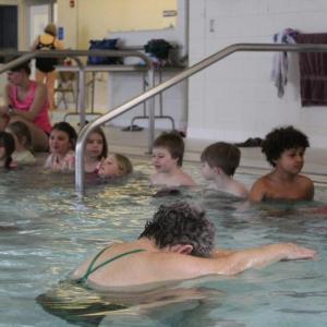 First Grade Swim. (Photo courtesy Waldo County YMCA)