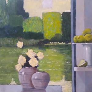 Giacomo Mazzari, Window on the Pond (Image courtesy Carver Hill Gallery) Giacomo Mazzari, Window on the Pond