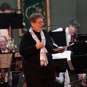 Jo Anne Parker with Midcoast Community Band. (Photo courtesy Midcoast Community Band)